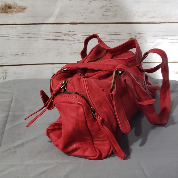 TopShop Red Shoulder Bag - Picture 4 of 9
